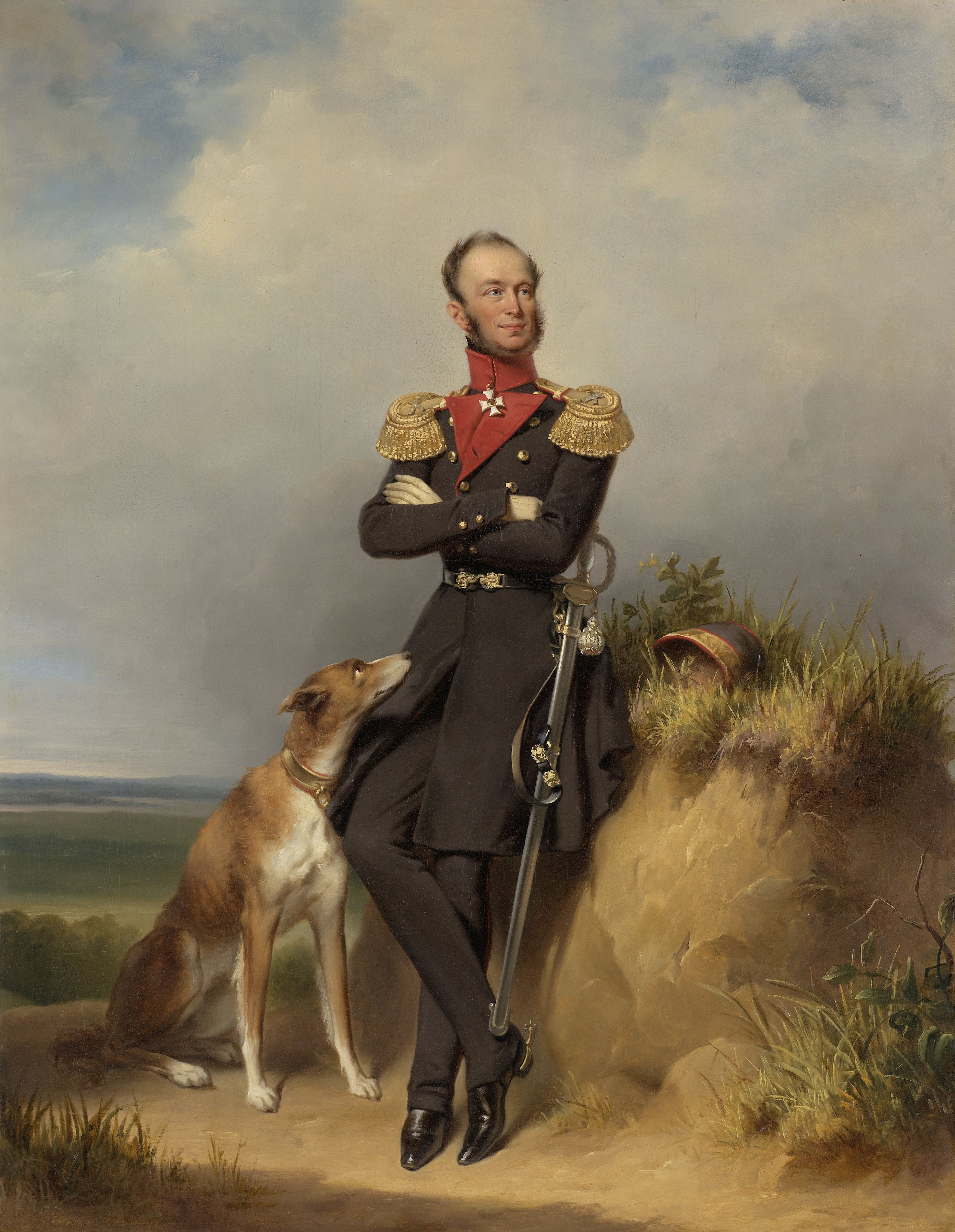 Jan Adam Kruseman, Portrait of William II, King of the Netherlands