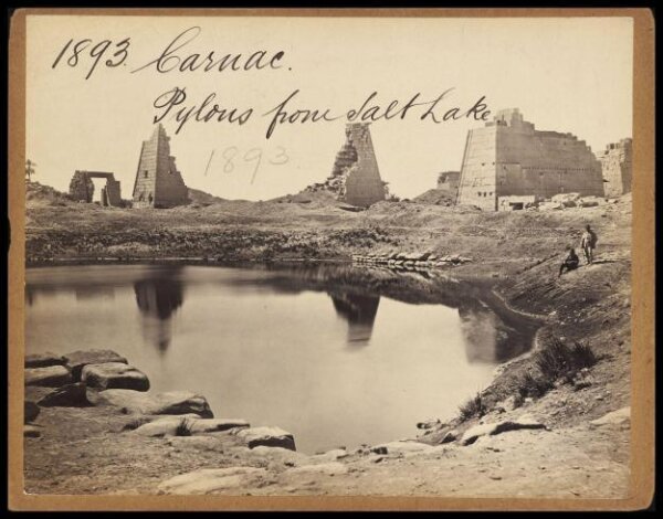 Francis Frith, Carnac.  Pylons from Salt Lake