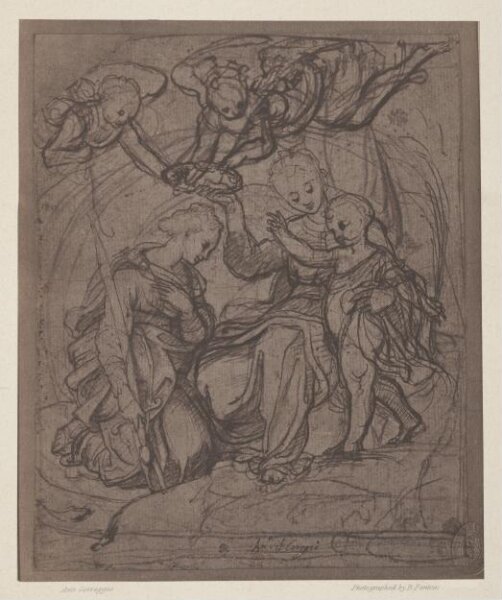 Fenton, Roger, Photograph of Correggio drawing