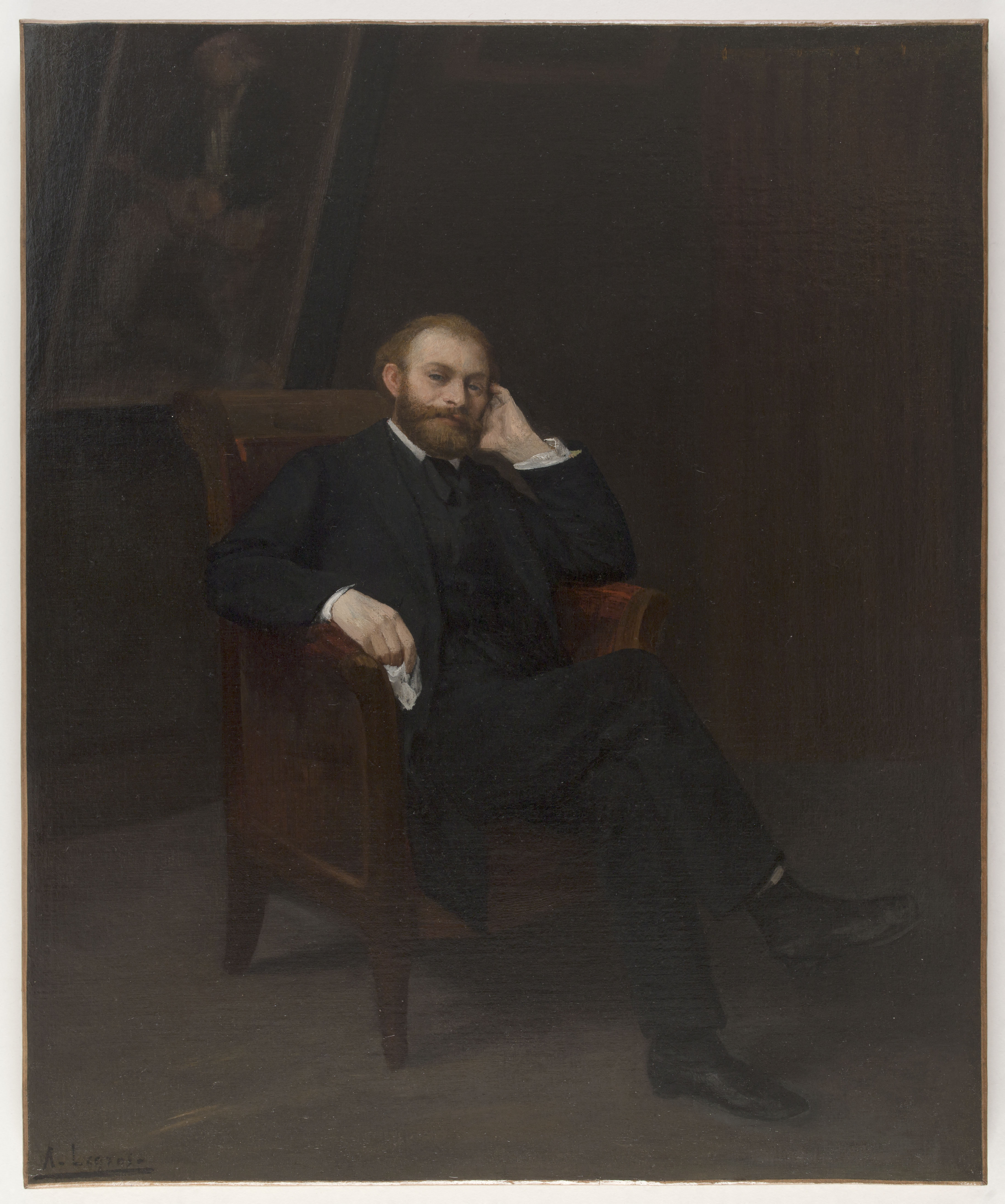 Alphonse Legros, Portrait d'Edouard Manet