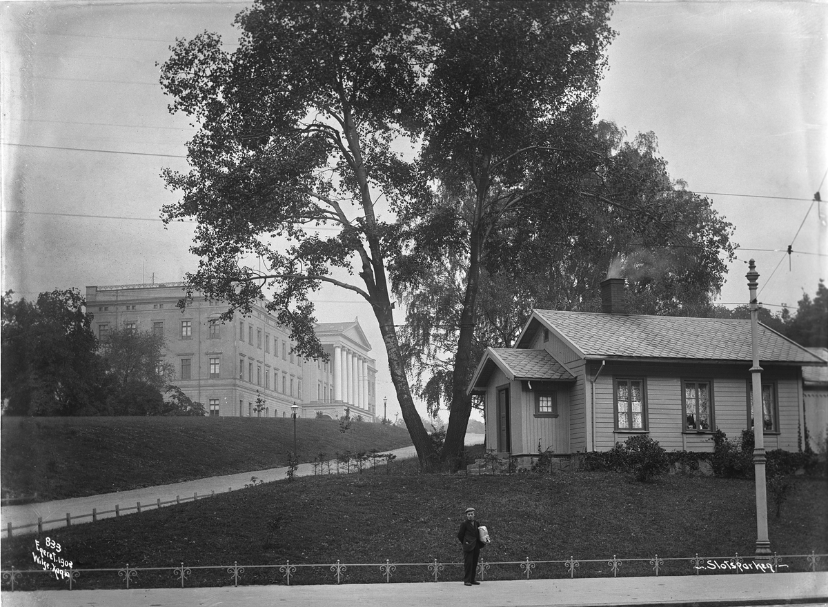 Anders Beer Wilse, Prot: Portnerstuen og Slottet Oct.1902