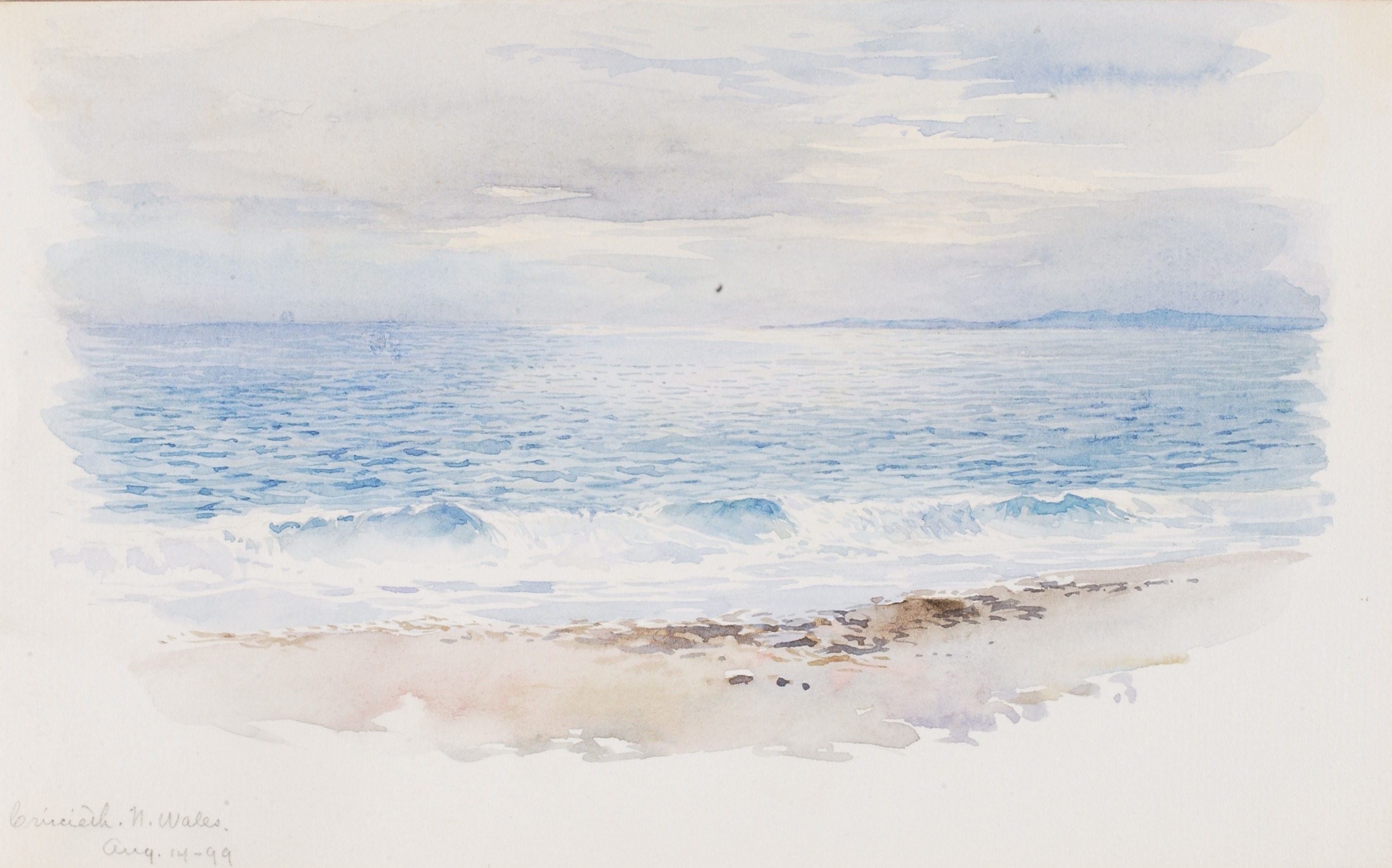 George Elbert Burr, Criccieth, N. Wales