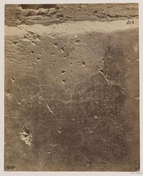 Parker, John Henry, Excavations, 1867 - Guard-house of the seventh Cohort of the Vigili, c. A.D. 230. Graffiti on the plaster of the walls.