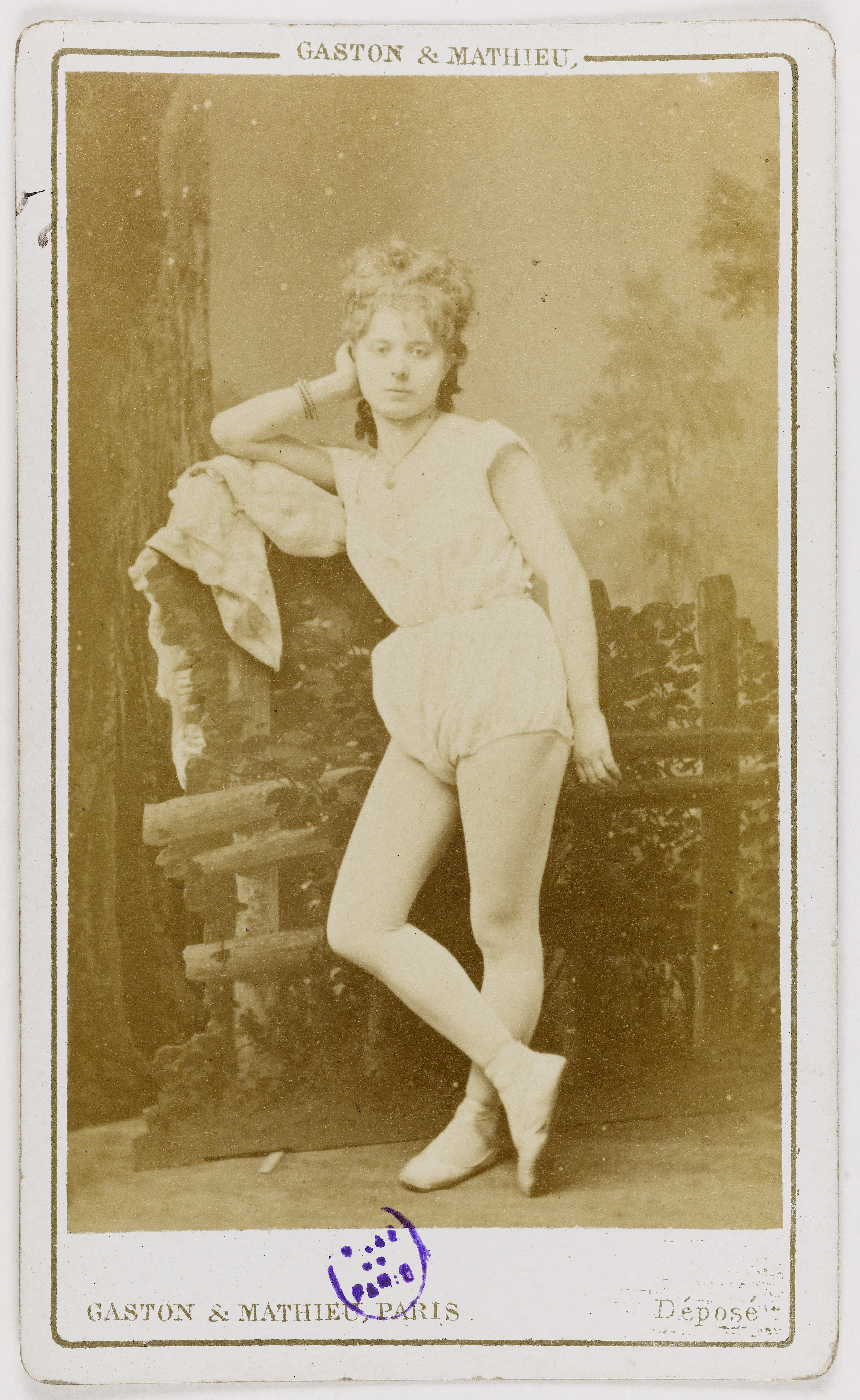 Gaston & Mathieu, Portrait de Testa Ainée (?), (actrice)