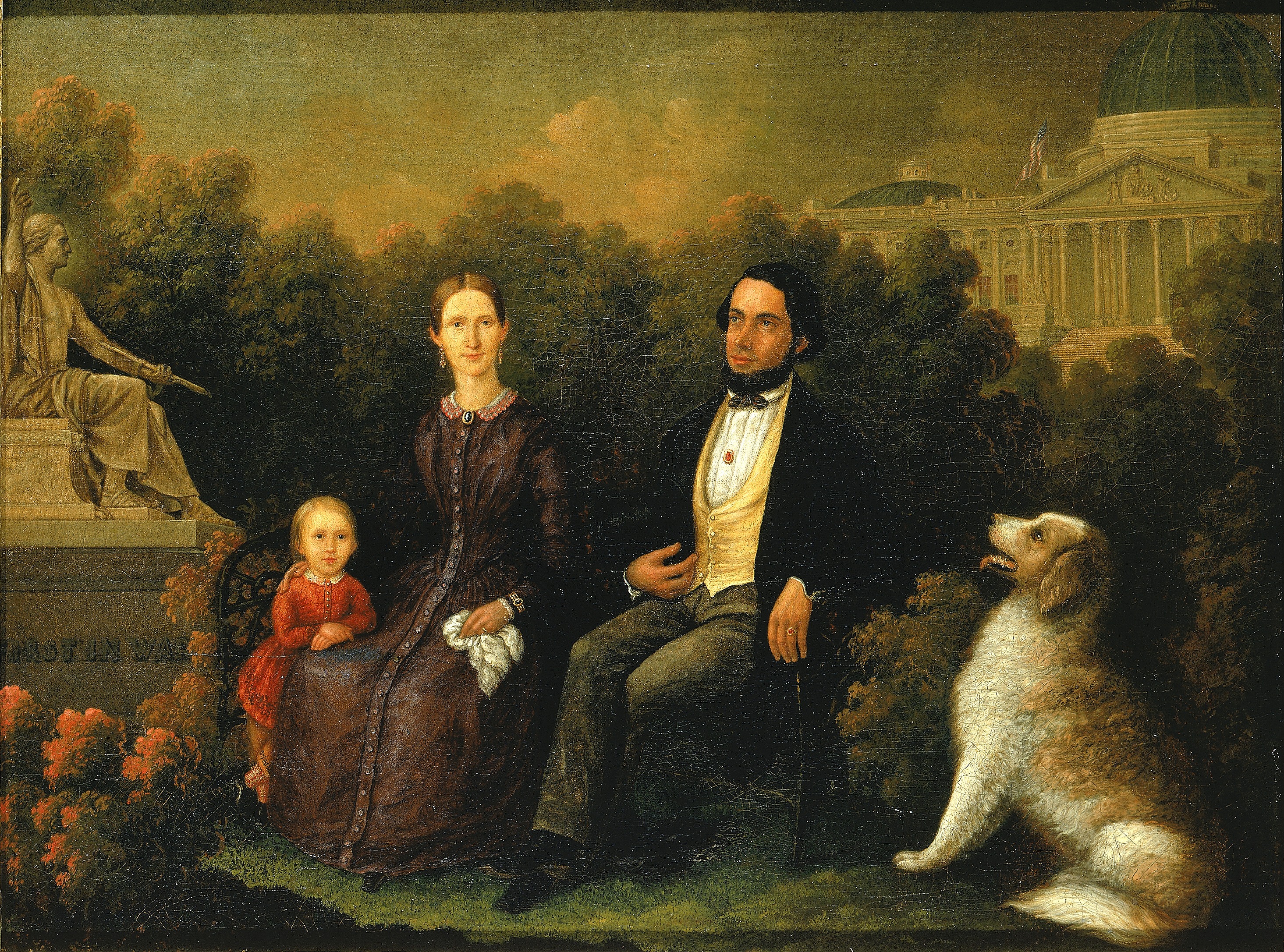Unidentified, Family Group before United States Capitol