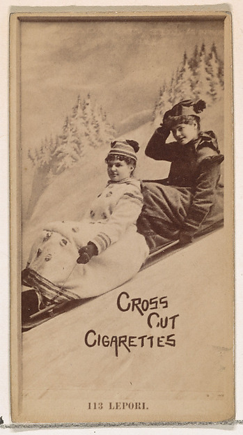 W. Duke, Sons & Co., Card Number 113, Lepori, from the Actors and Actresses series (N145-2) issued by Duke Sons & Co. to promote Cross Cut Cigarettes