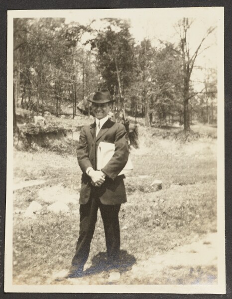 Unknown, [View of Man on Lookout Mountain]
