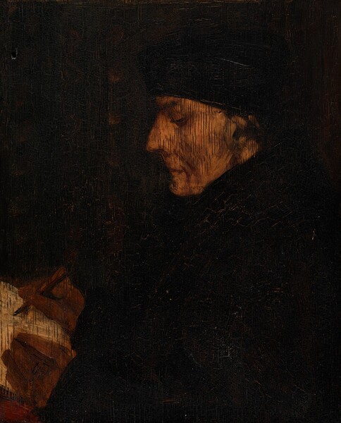 Alphonse Legros, Memory Copy of Holbein's Erasmus