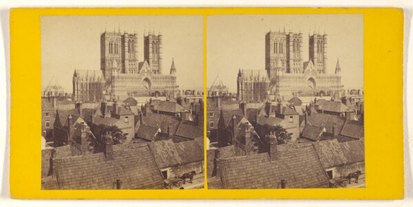 George Washington Wilson, Lincoln Cathedral, from the North-West.