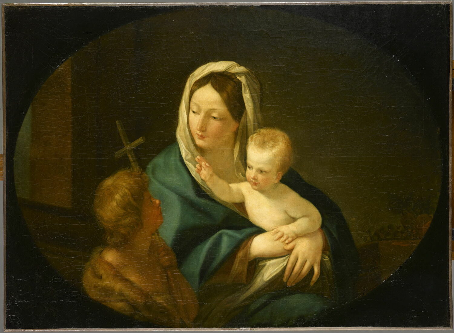 Guido Reni, Vierge à l'Enfant avec saint Jean Baptiste