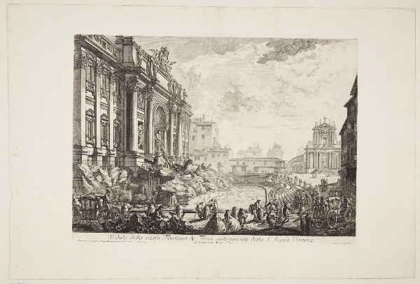 Giovanni Battista Piranesi, Trevifontænen, tidligere kaldet Acqua Vergine