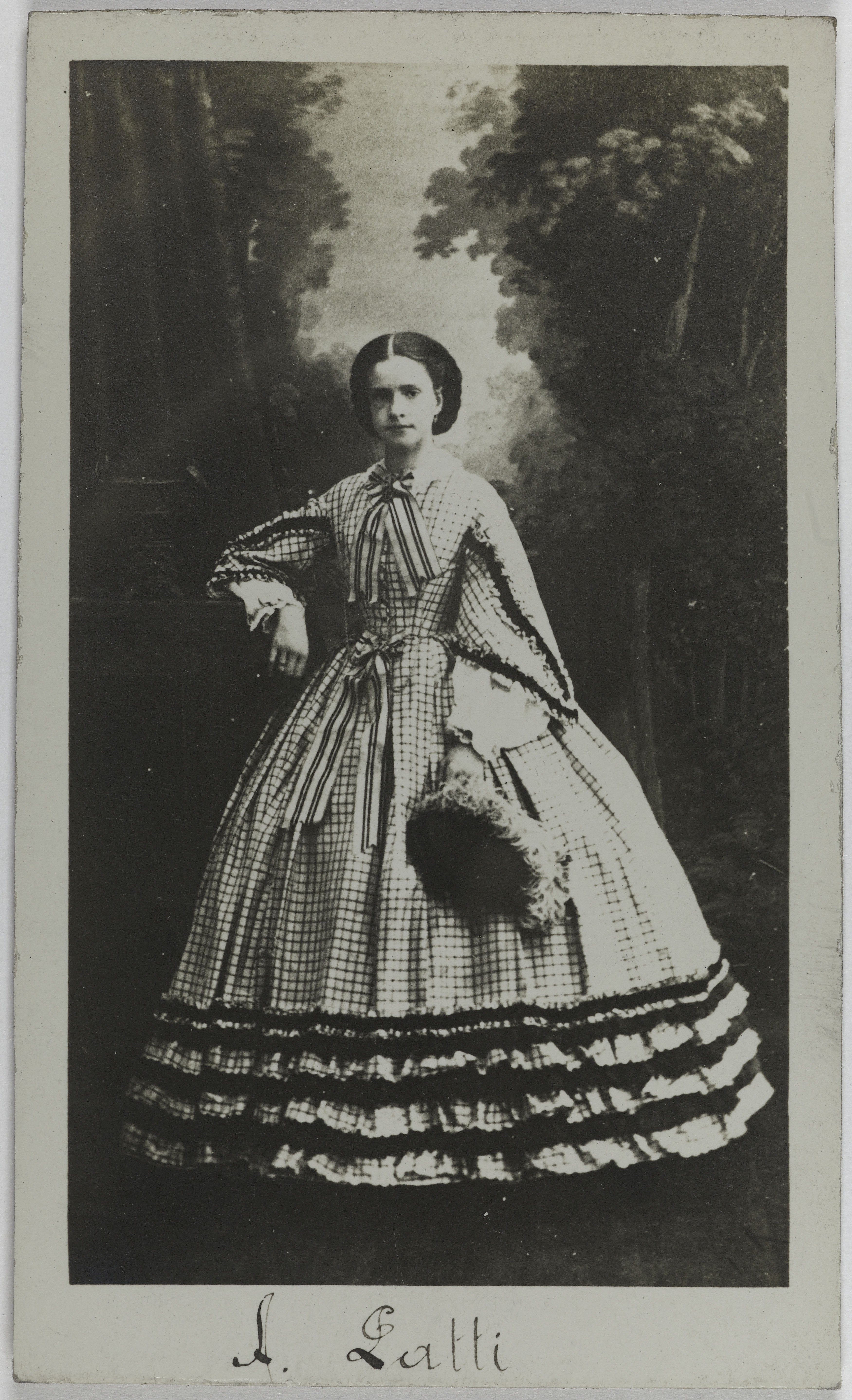 Anonyme, Portrait de Patti Adelina, (Adela-Juana-Maria, dite), (1843-1919), (chanteuse lyrique)