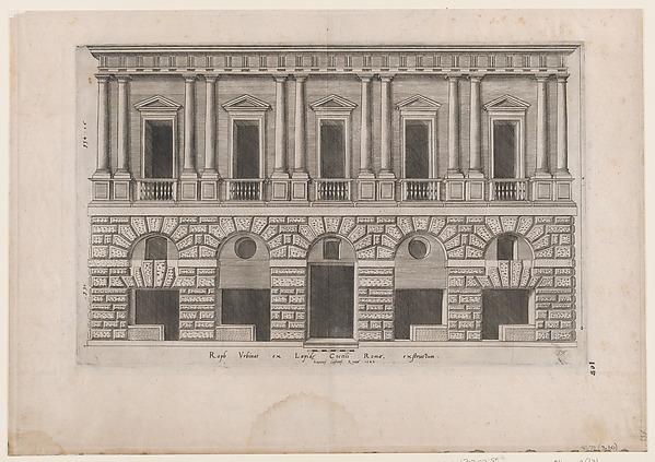 Anonymous, House of Raphael, from "Speculum Romanae Magnificentiae"
