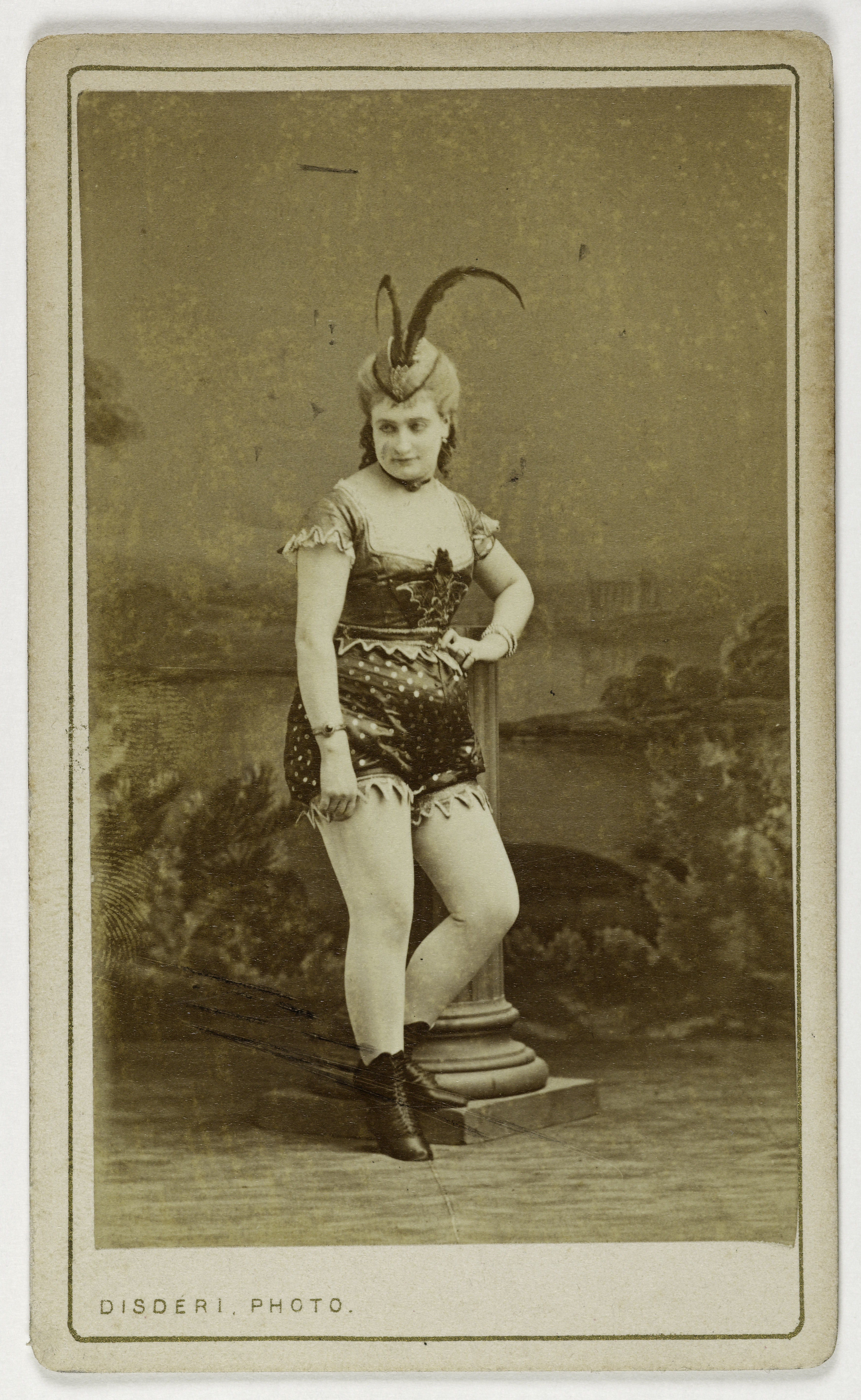 André-Adolphe-Eugène Disdéri, Portrait de Geffroy, (actrice)