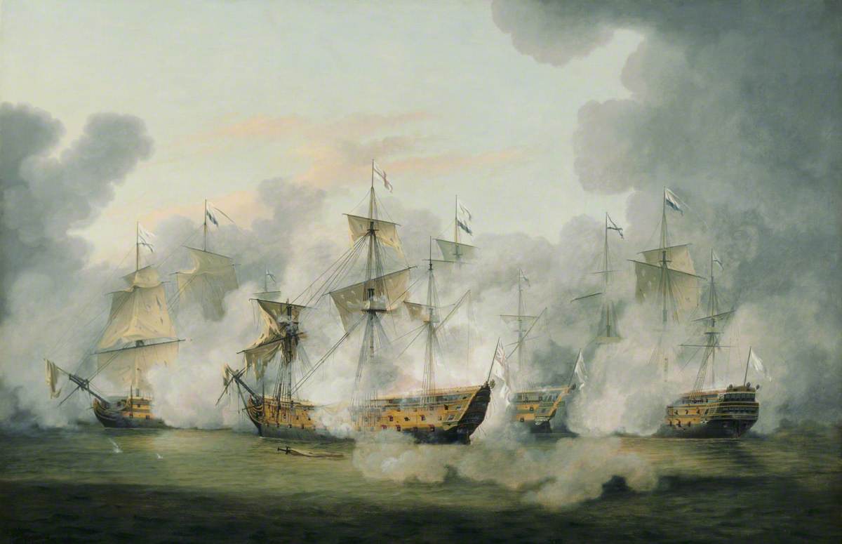 Thomas Luny, The Battle of Martinique, April 17th 1782