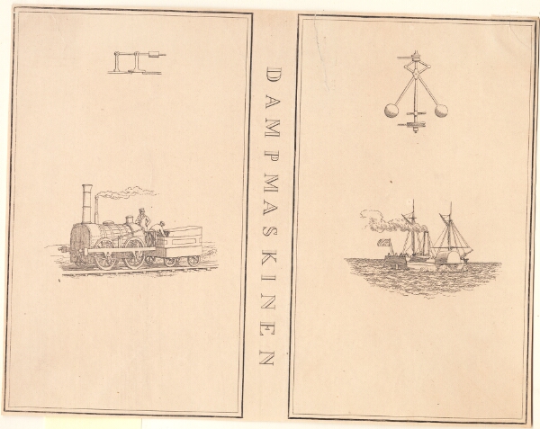 C.W. Eckersberg, Et lokomotiv og et dampskib