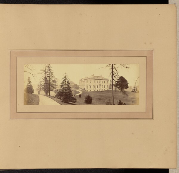 André Adolphe-Eugène Disdéri, [Exterior view of Claremont House, Esher]