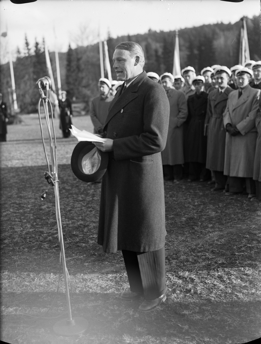 Paul Sandberg, One of the speakers at the re-inauguration of the Students Sports Place