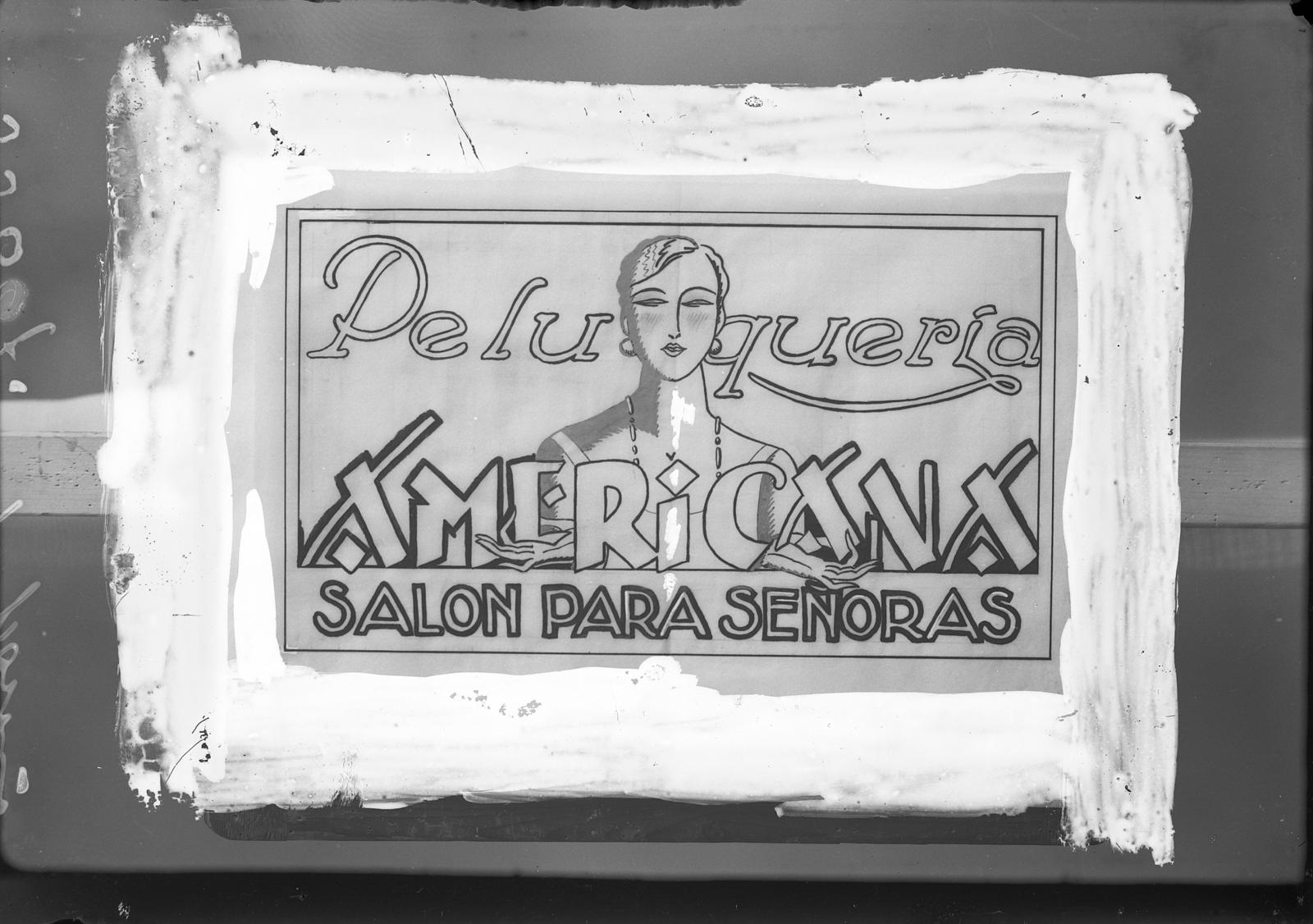 Desconegut, [Perruqueria Americana]