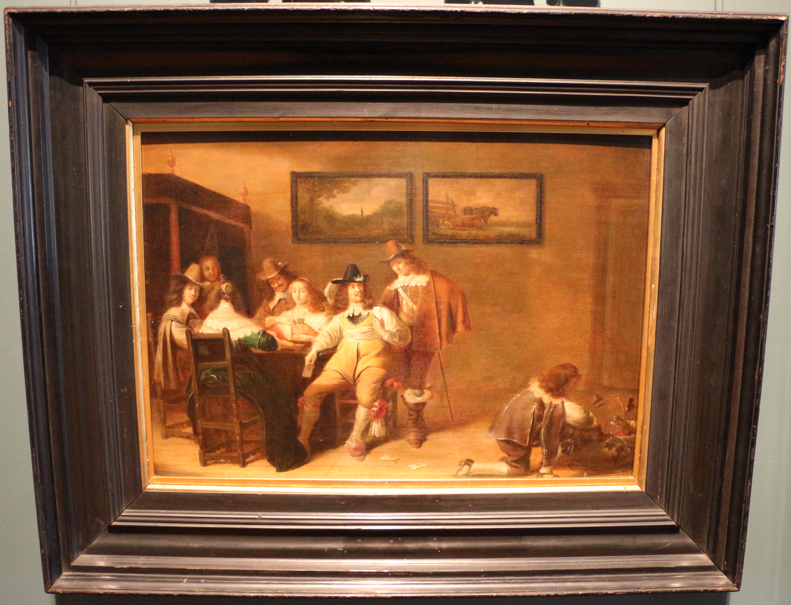 Dirck Hals, The card-players