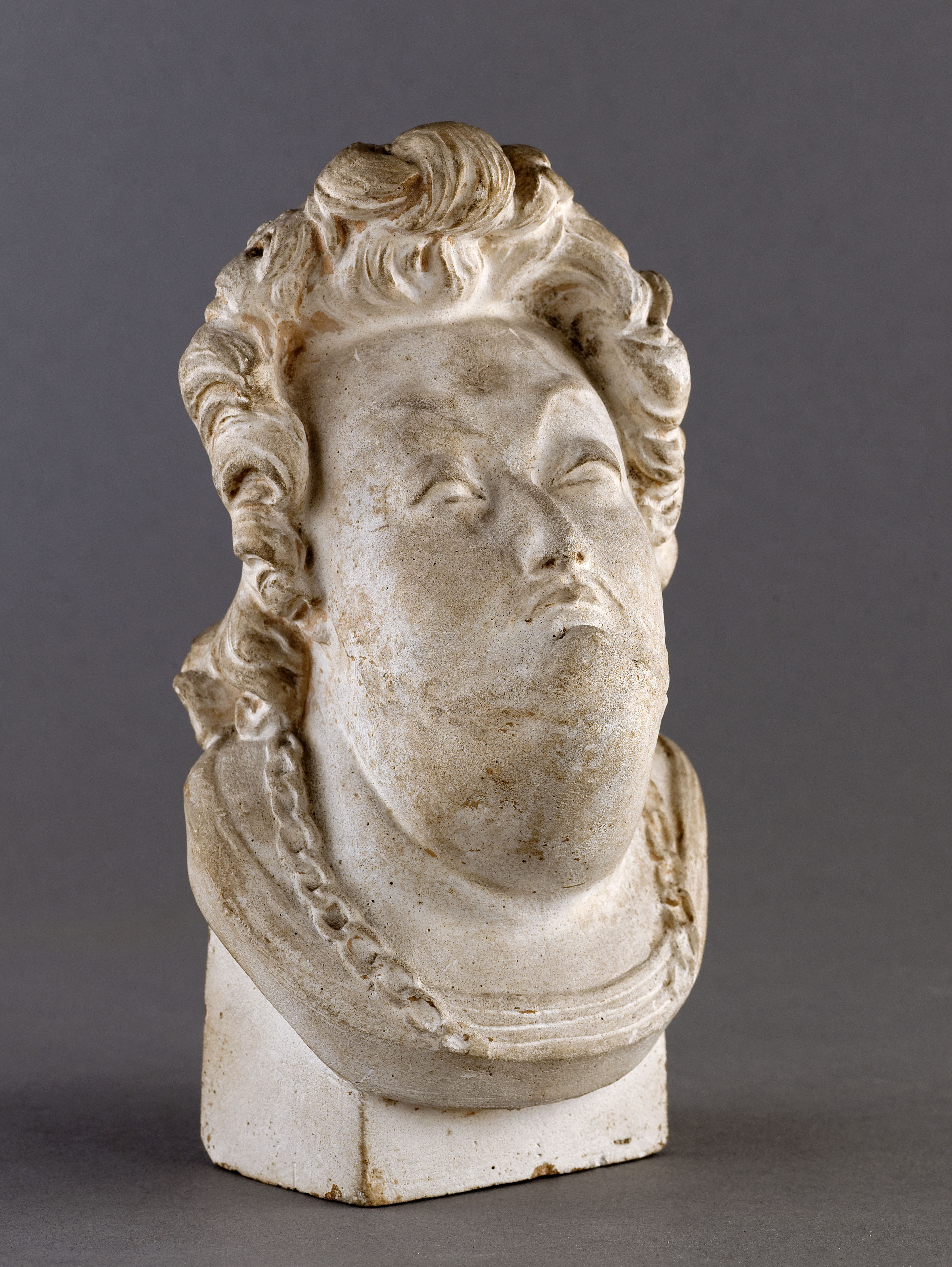 Jean Pierre Dantan, Portrait-charge d'Adolphe Nourrit (1802-1839), chanteur lyrique. Rôle de Robert dans "Robert le Diable"