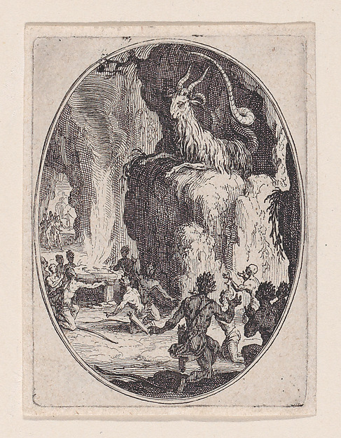Jacques Callot, The Culte du Démon (The Cult of the Demon), from "Les Sacrifices" (The Sacrifices)