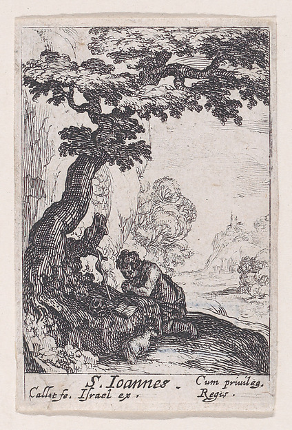 Jacques Callot, St. John the Baptist, from "Les Pénitents et Pénitentes" (The Penitents)