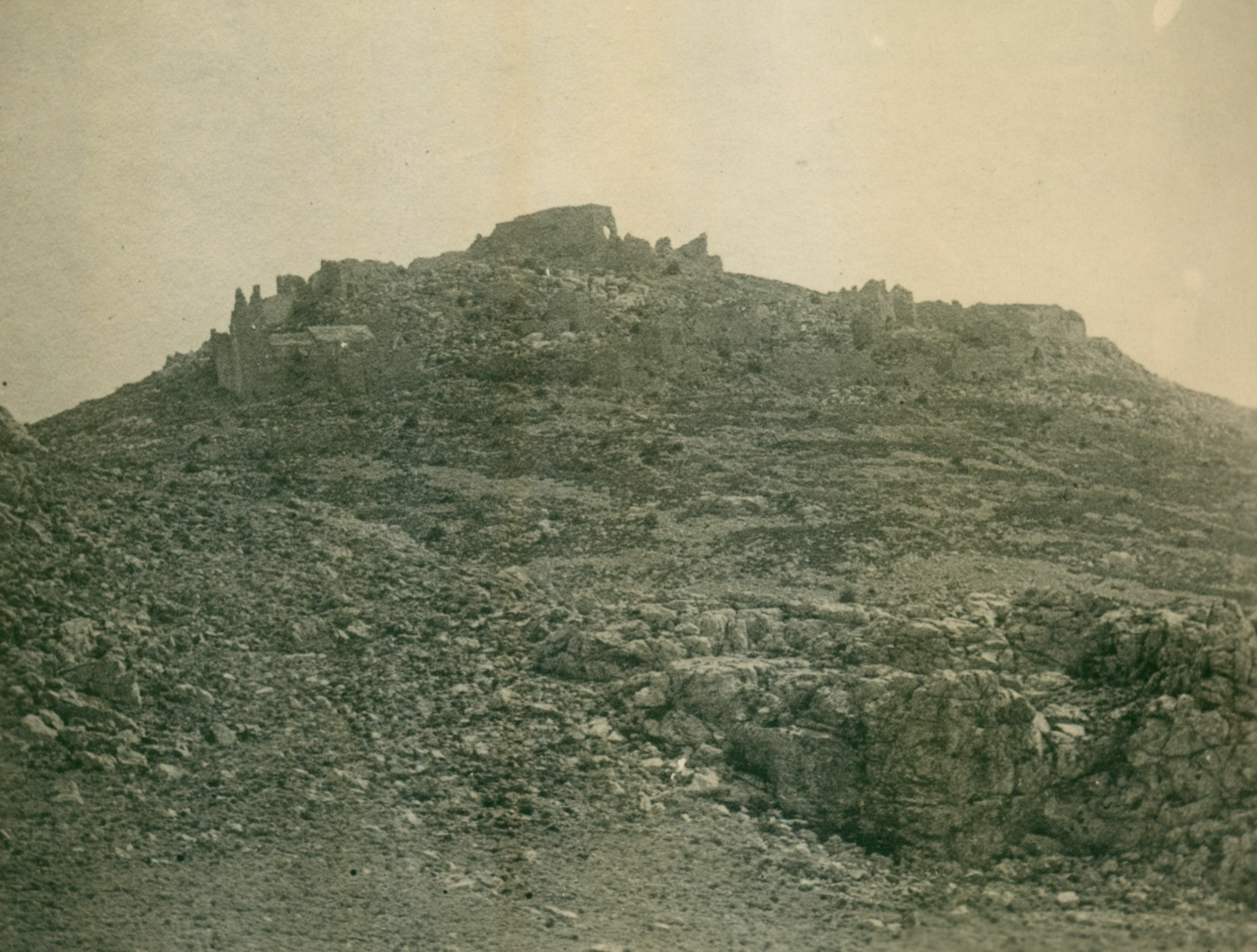 Josip Brunšmid, Ledenice - panorama naselja u ruševinama