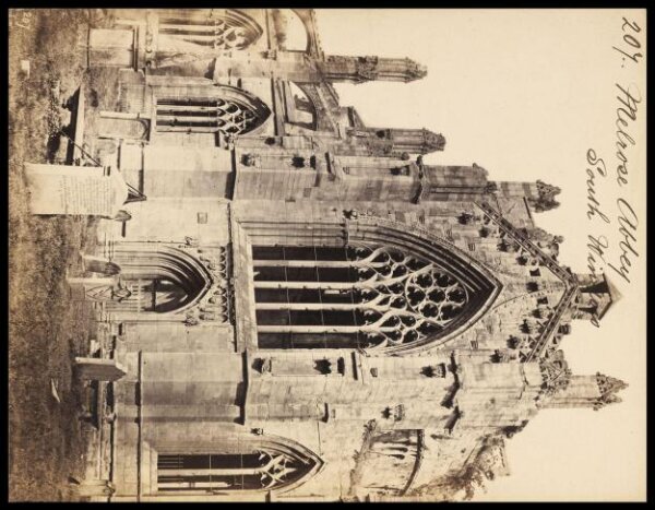 Francis Frith, Melrose Abbey.  South Windows