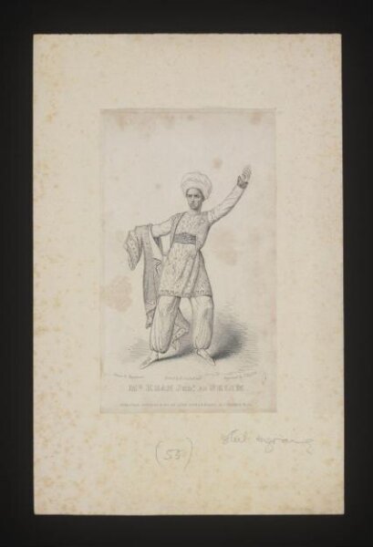 Thomas Charles Wageman, Mr. Kean Junr. as Selim