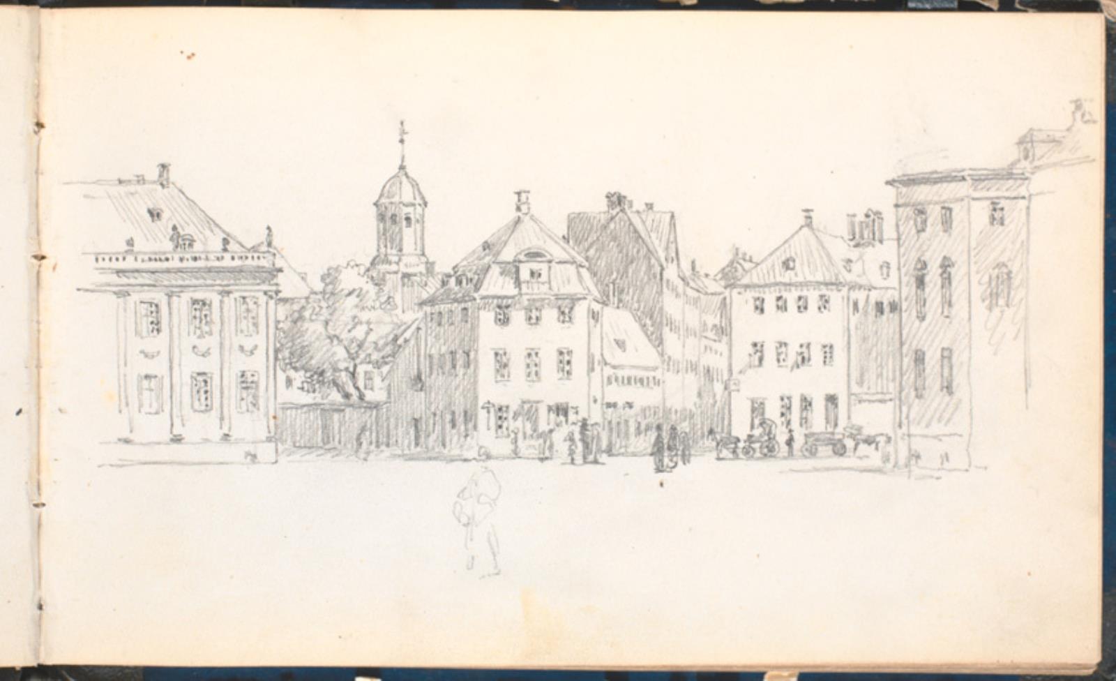 Martinus Rørbye, Parti fra Kgs. Nytorv