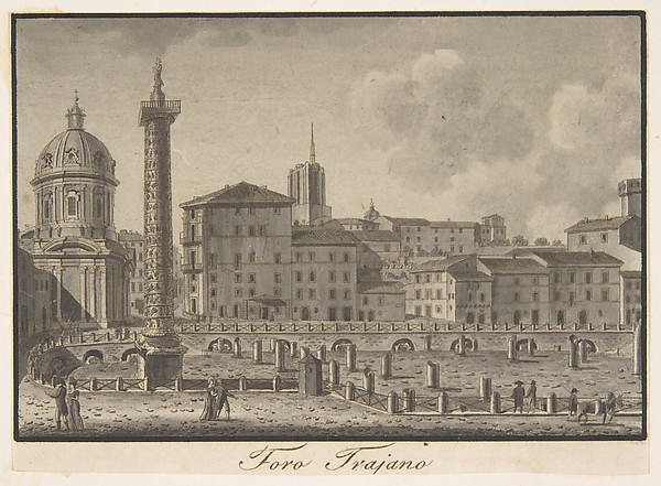 Giovanni Battista Cipriani, The Forum of Trajan, Rome
