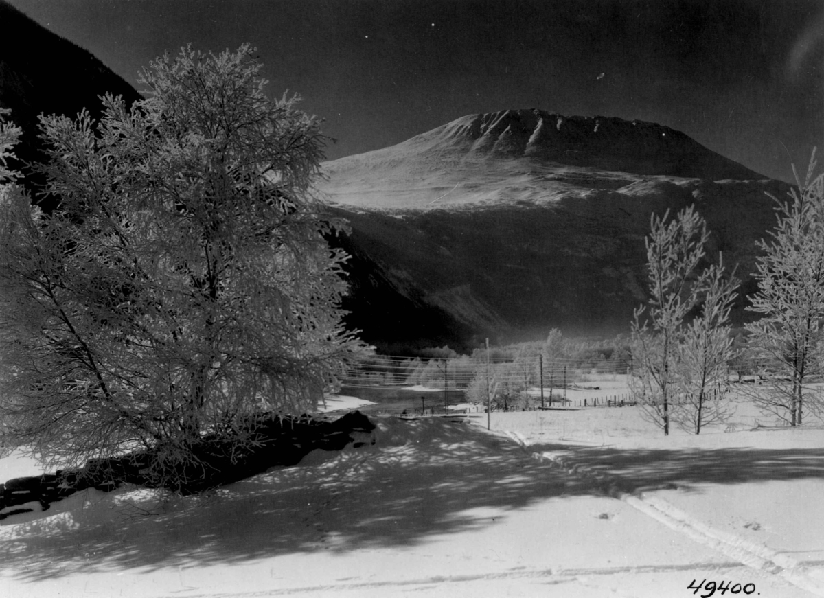 Anders Beer Wilse, Vinter og snø ved Gaustatoppen i Vestfjorddalen.