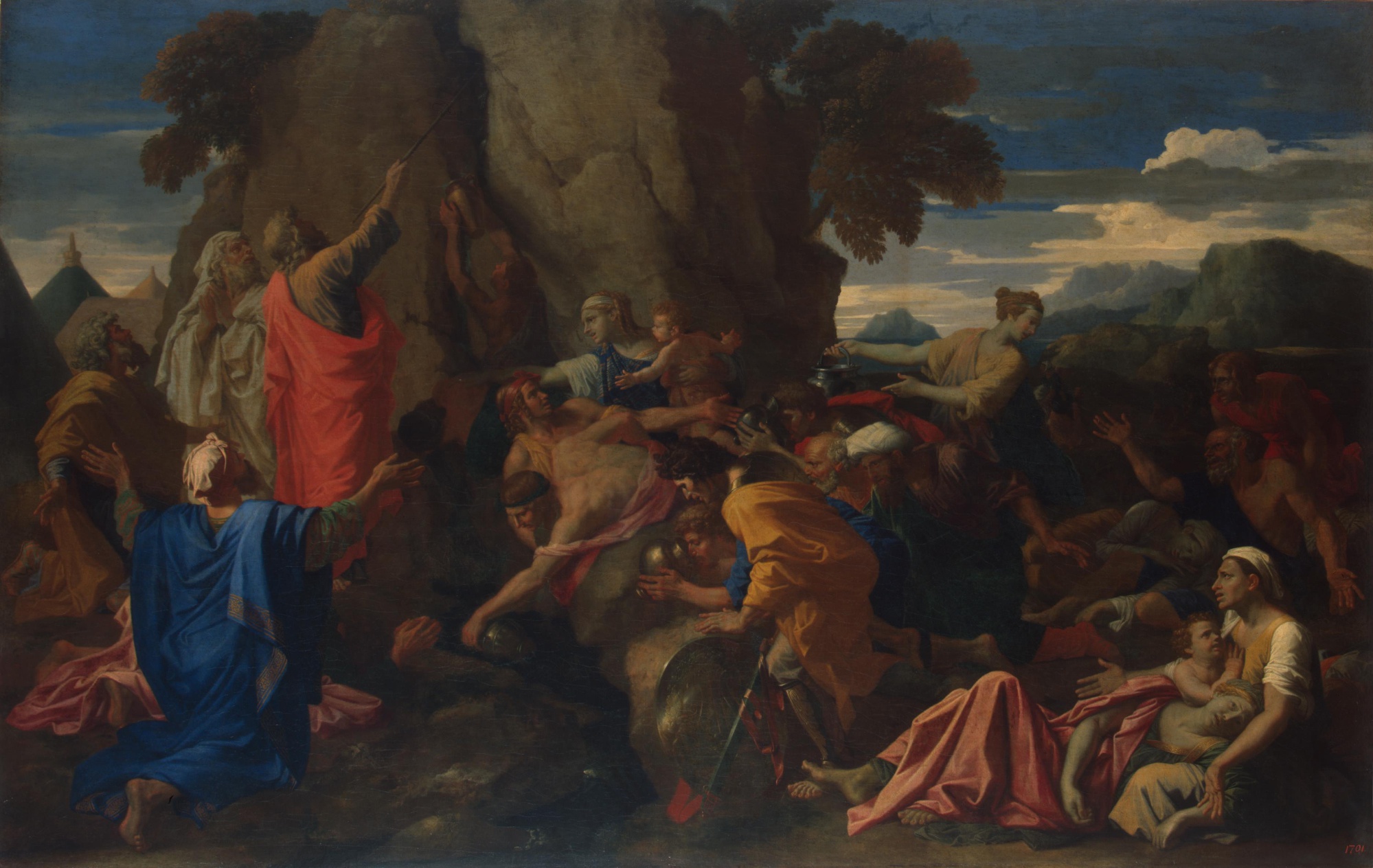 Nicolas Poussin, Moses Striking the Rock