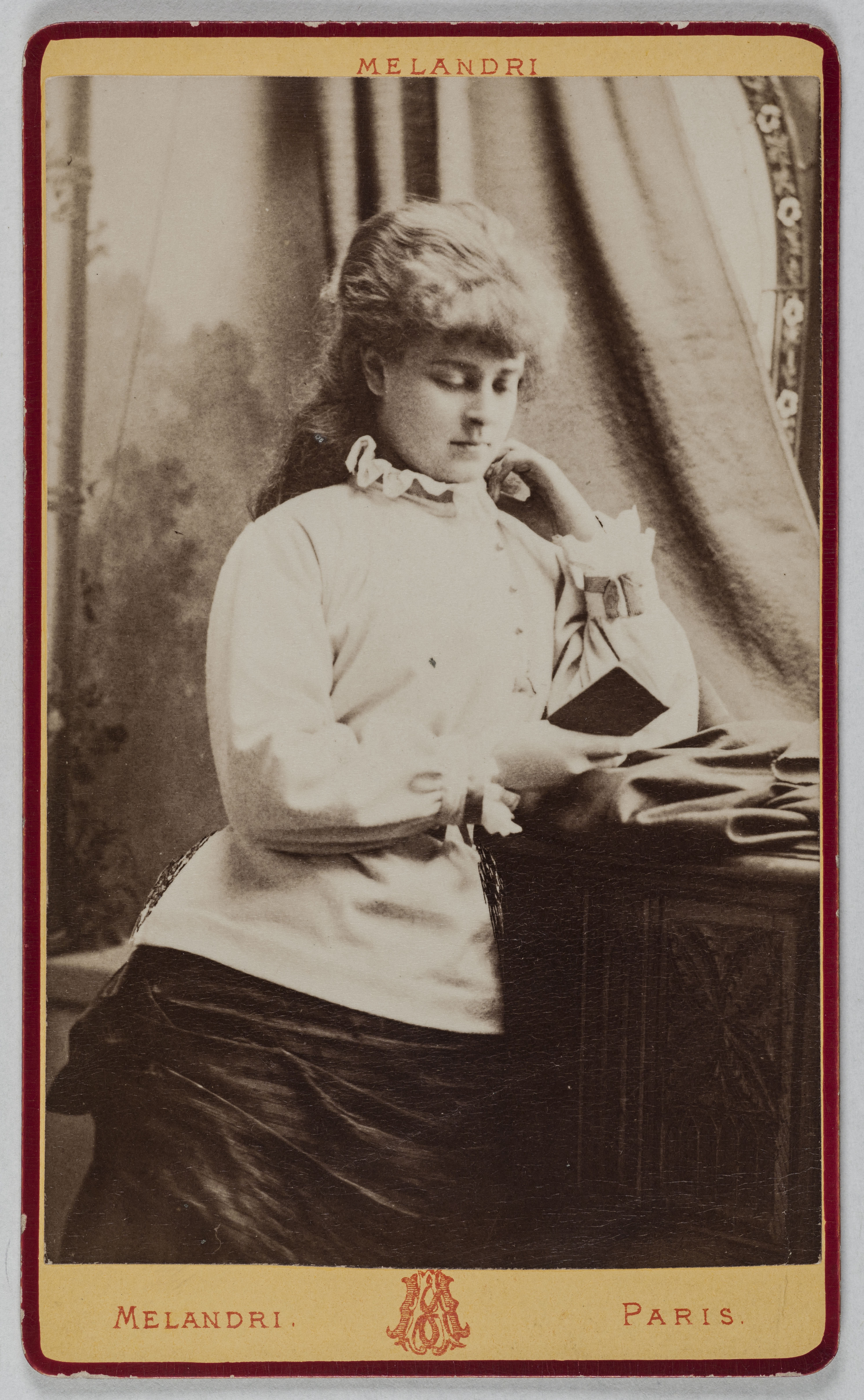 Achille Melandri, Portrait de Feyghine, (Julie Feigin, dit), (1863-1882), (actrice)