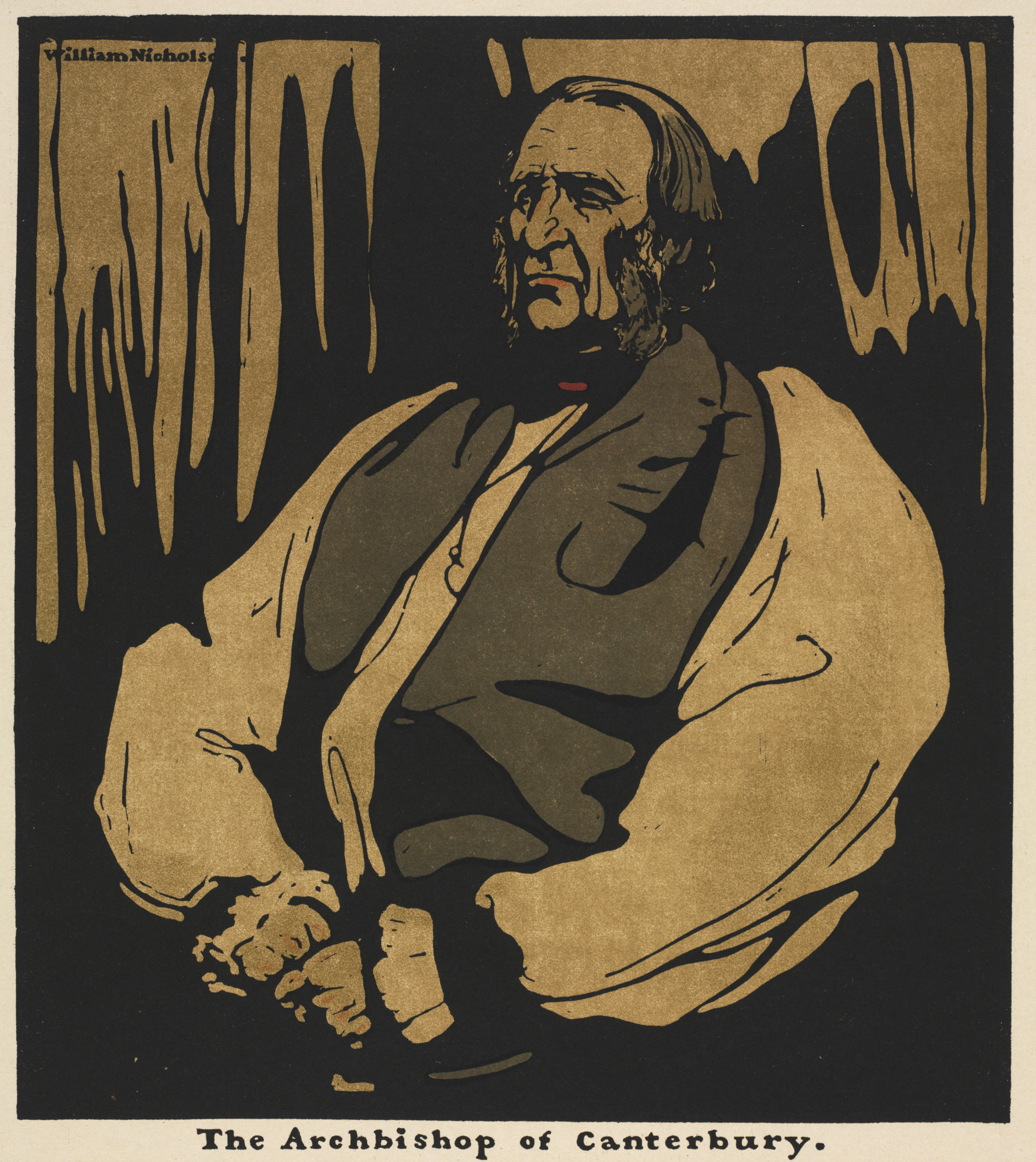 William Nicholson, Twelve Portraits: The Archbishop of Canterbury