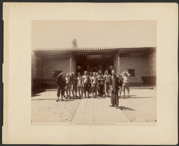 Unknown, Group of Criminals, all for execution - Canton