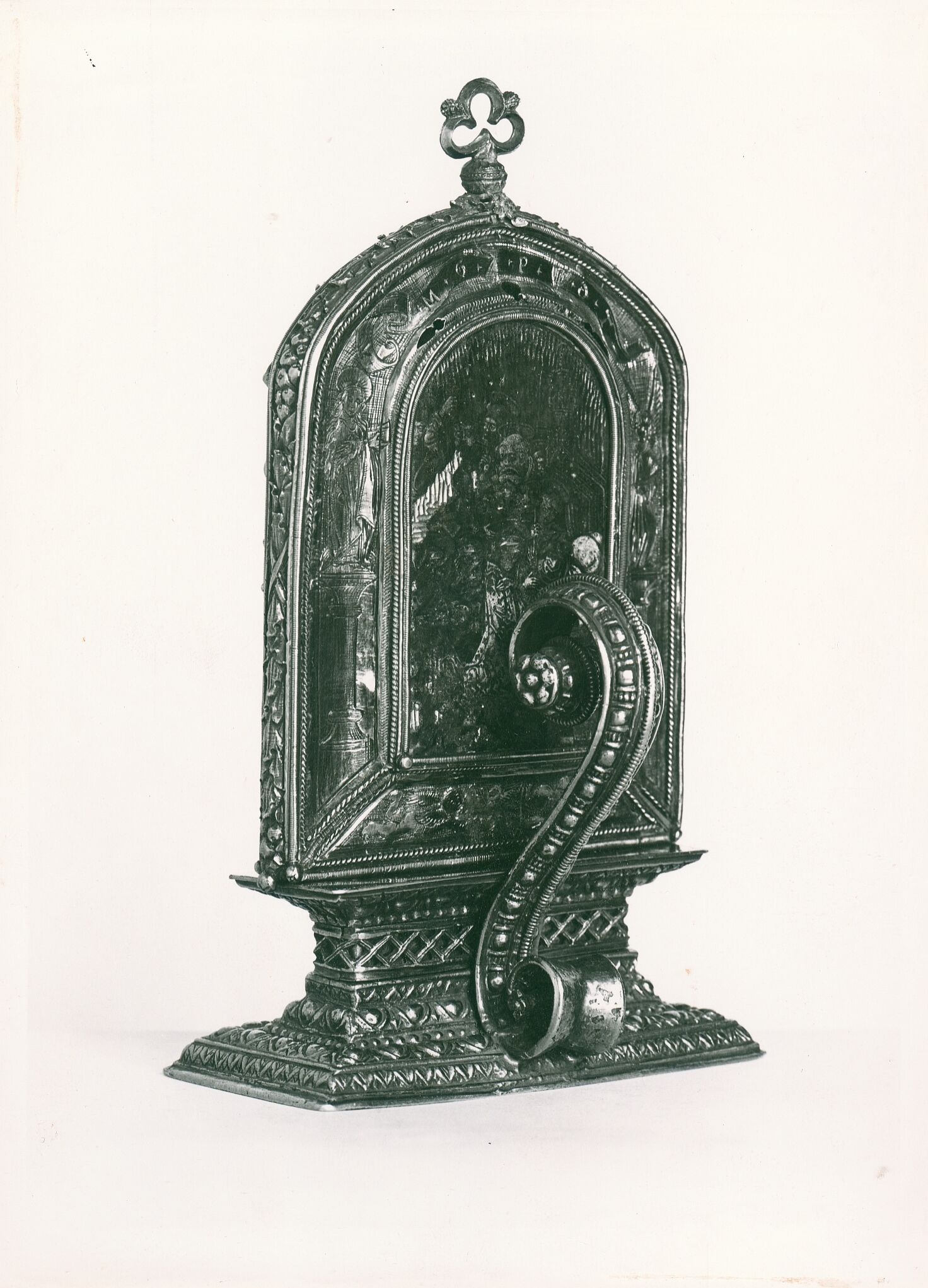 Vladimir Tkalčić, Zagreb - Zagrebačka katedrala - Pacifikal biskupa Luke Baratina (1500.-1510.), stražnja strana s kasnije pridodanim stalkom (16. stoljeće)