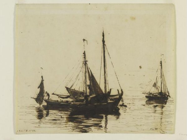 Constable, John (RA), Fishing boats at anchor