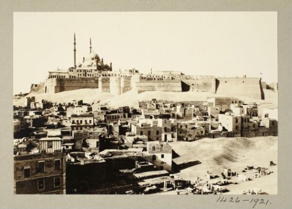 K.A.C. Creswell, Citadel of Salah el-Din from the south, Cairo