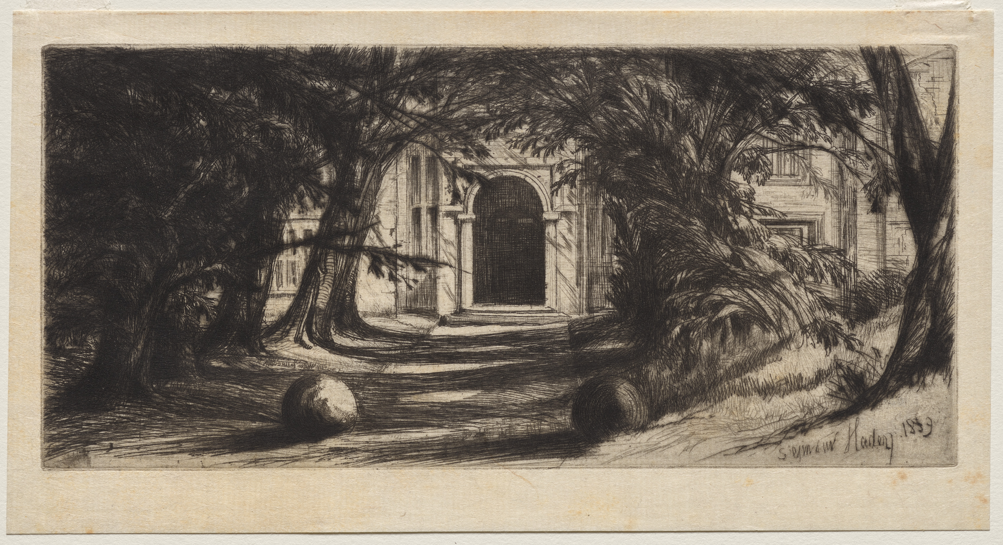 Francis Seymour Haden, Mytton Hall