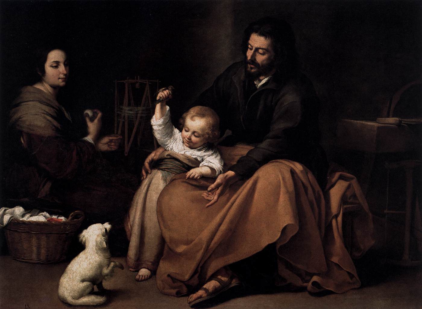 Bartolomé Esteban Murillo, The Holy Family with a Bird