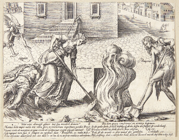 Hendrick Goltzius, De stridende parters endeligt