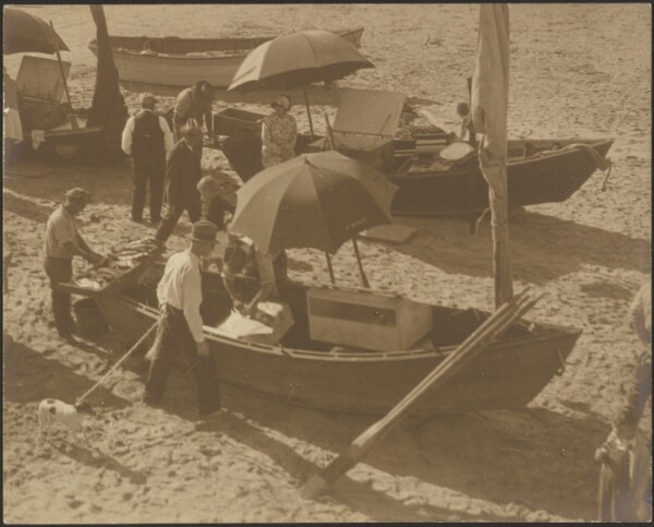 Louis Fleckenstein, [Boats on Beach]