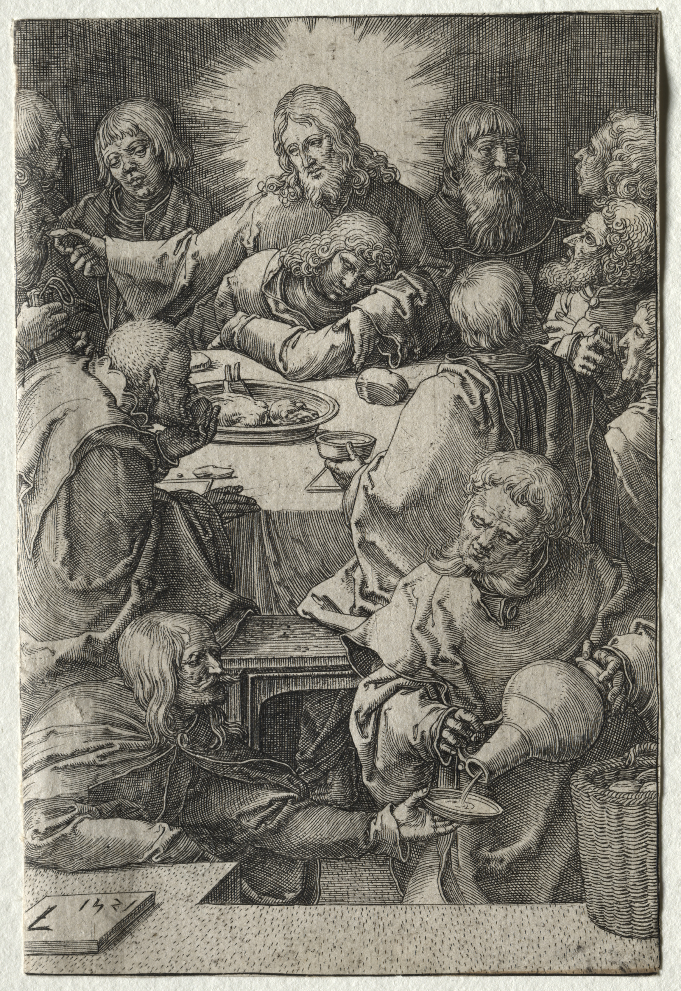 Lucas van Leyden, The Passion: The Last Supper