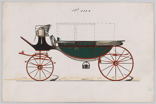 Brewster & Co., Design for Landau, No. 3300