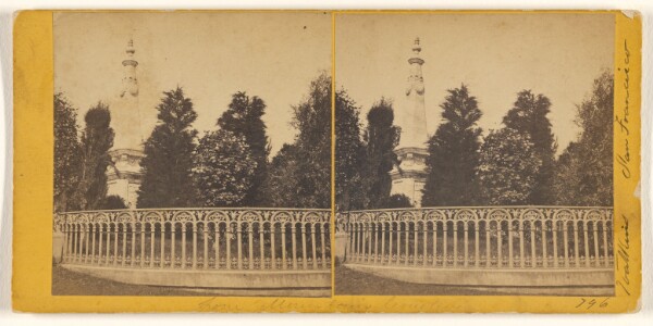 Carleton Watkins, [Lone Mountain Cemetery, San Francisco, California]