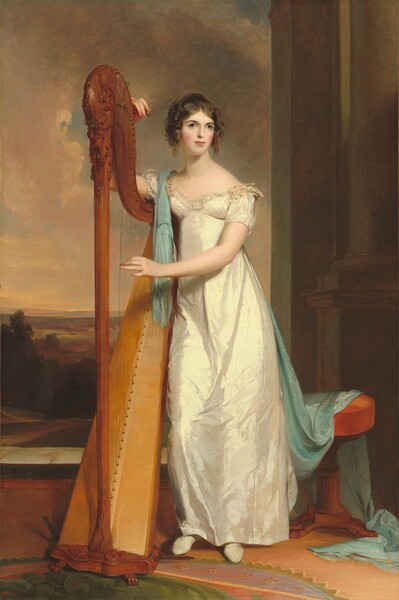 Thomas Sully, Lady with a Harp: Eliza Ridgely