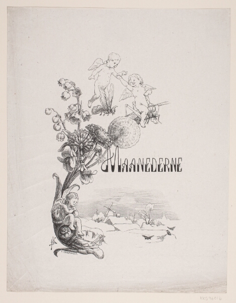 F. Hendriksen, Titelvignet til C. Andersen og F. Hendriksen, "Maanederne"