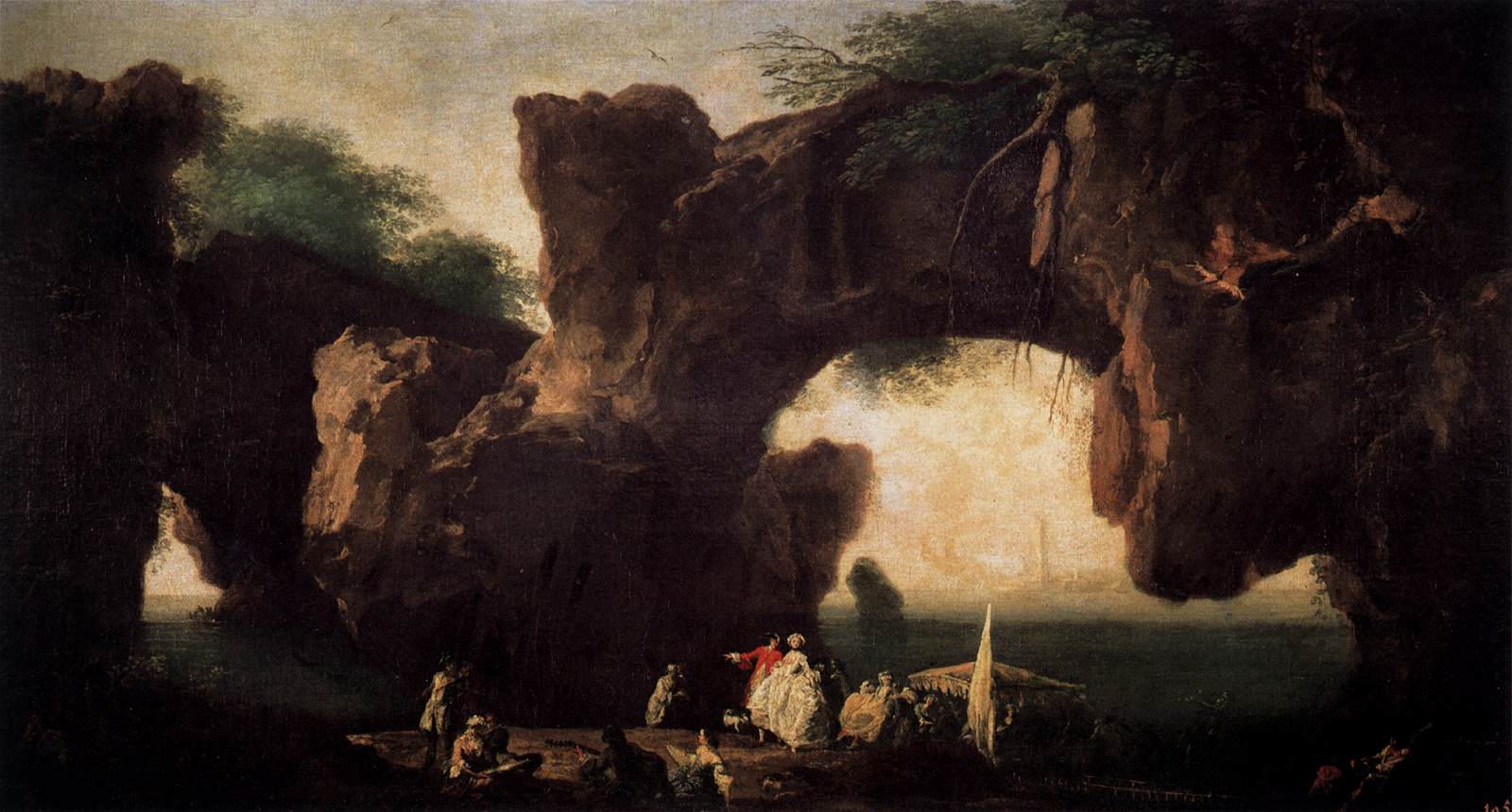 Joseph Vernet, Seascape, View of Sorrento
